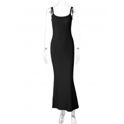 Basic Black Long Dress