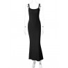 Basic Black Long Dress