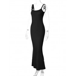 Basic Black Long Dress