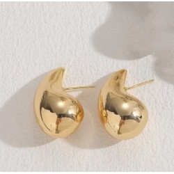 Waterdrop Gold Style Earring Botteg