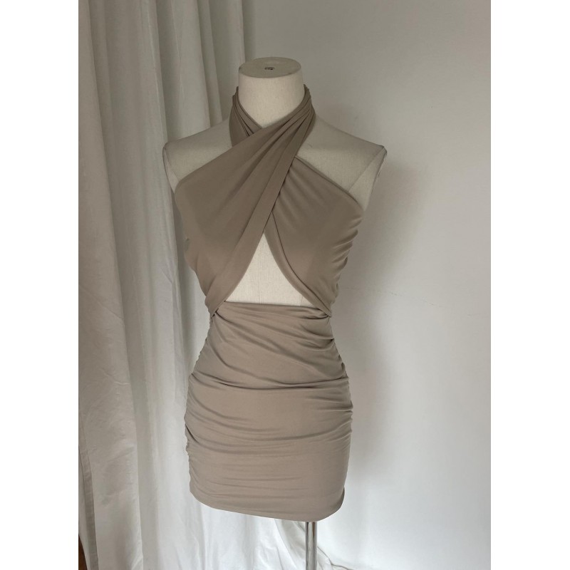 Beige Dress in One Size