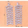 Long Diamond Rain Earrings