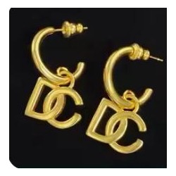 D&G Earrings in Gold Color