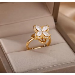 Zyrkonia Ring Gold 2