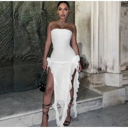 All in white Summer Dress 🤍