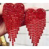 Glitter Heart Earrings