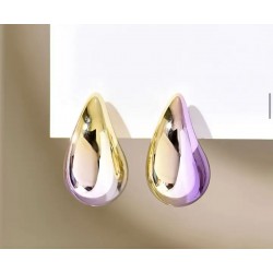 Purple Drop Earring