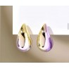 Purple Drop Earring